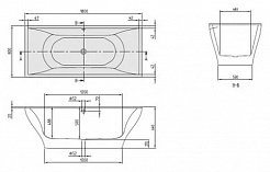 Villeroy & Boch Акриловая ванна La belle UBQ180LAB2PDV-01 alpin – фотография-6